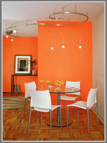 Pengaruh warna oranye pada ruangan